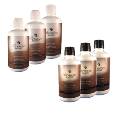 6 bottle tanning solution